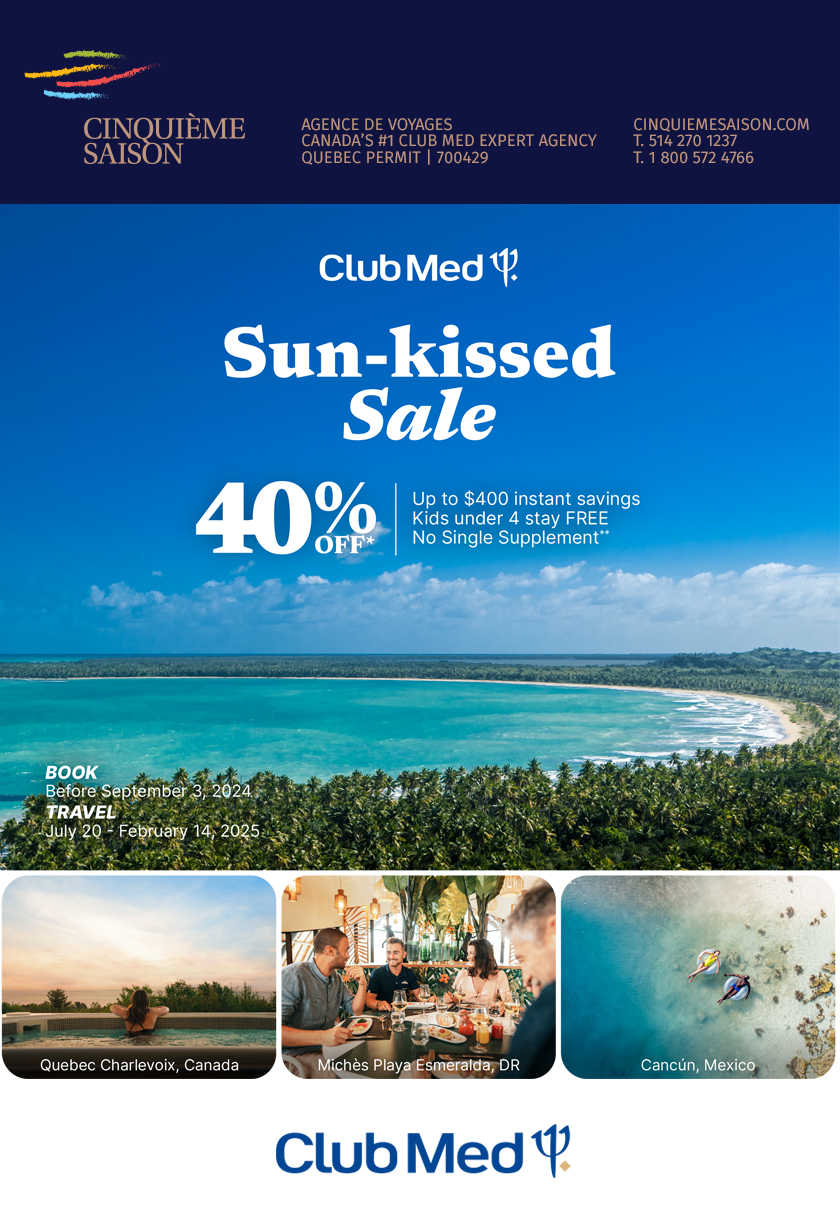 Club Med Sun-kissed sale