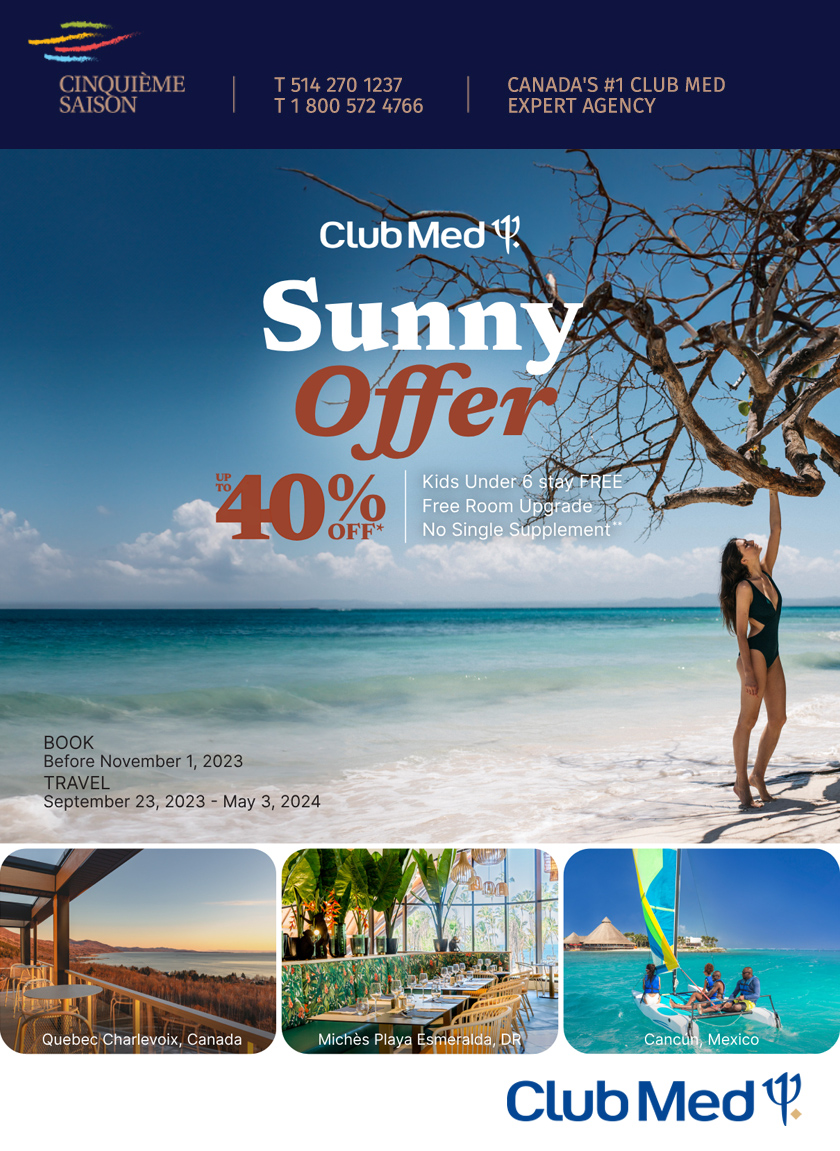 Club Med Sunny offer