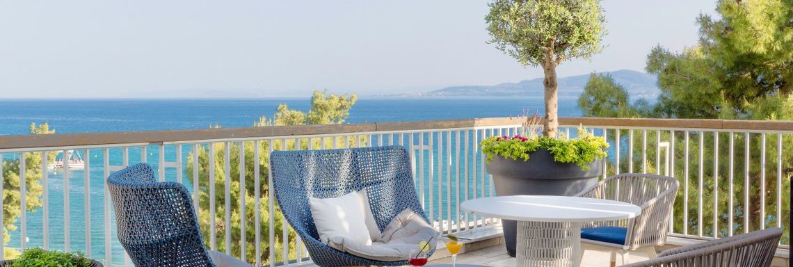 Club Med Gregolimano Greece - Private and furnished terraces available according to the type of rooms