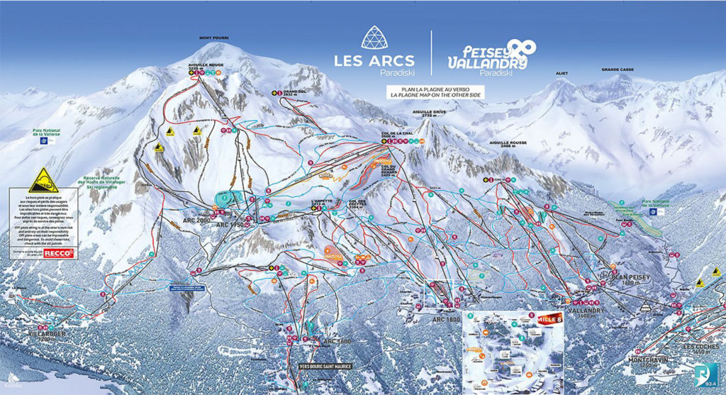 Club Med France Arcs Panorama – Site Map | Cinquième Saison