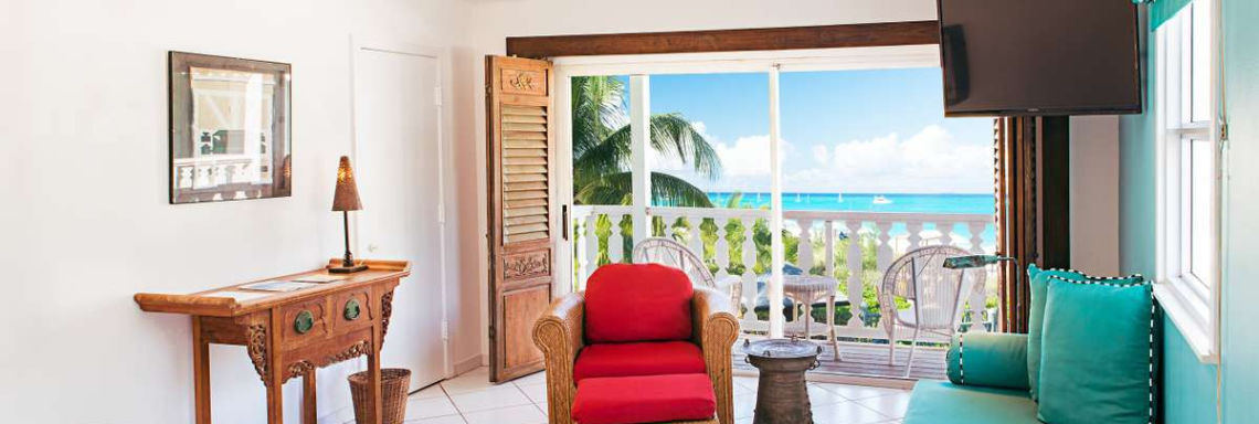 Club Med Columbus Isle, Bahamas - Interior view of a Deluxe room with sea view