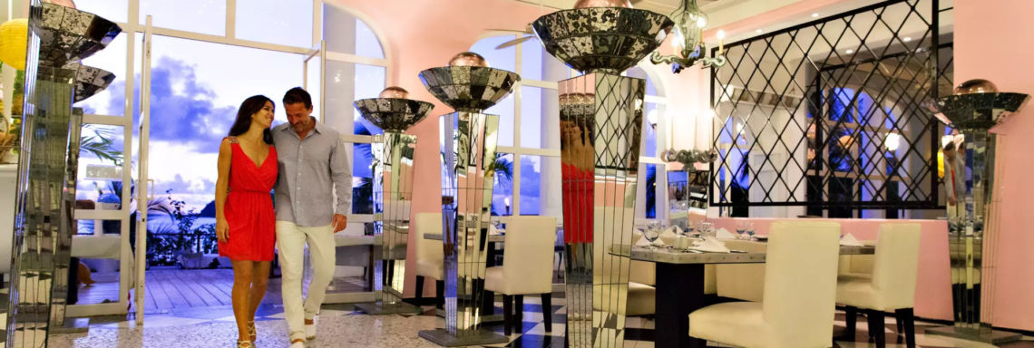 Club Med Ixtapa Pacific, Mexico - A couple enters a restaurant